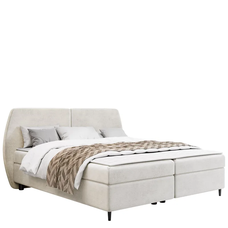 Rynricon Sängpaket Kontinentalsäng 160x200 cm, Vit