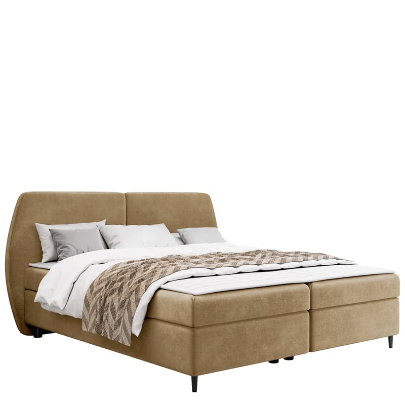 Rynricon Sängpaket Kontinentalsäng 180x200 cm - Beige - Möbler - Sovrum - Sängar - Komplett Sängpaket