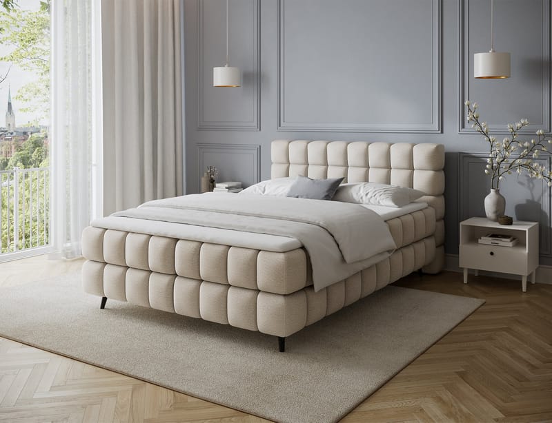 Sabeno Sängpaket Bubblig Kontinentalsäng med förvaring 140x200 cm - Royal 18 - Möbler - Sovrum - Sängar - Kontinentalsängar