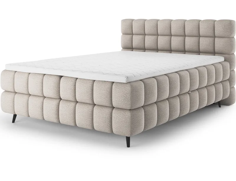 Sabeno Sängpaket Bubblig Kontinentalsäng med förvaring 140x200 cm, Royal 18