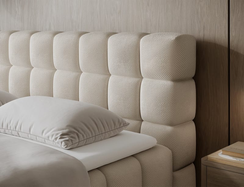 Sabeno Sängpaket Bubblig Kontinentalsäng med förvaring 140x200 cm - svart - Möbler - Sovrum - Sängar - Kontinentalsängar