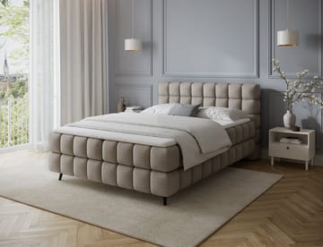 Sabeno Sängpaket Bubblig Kontinentalsäng med förvaring 140x200 cm - svart - Möbler - Sovrum - Sängar - Kontinentalsängar