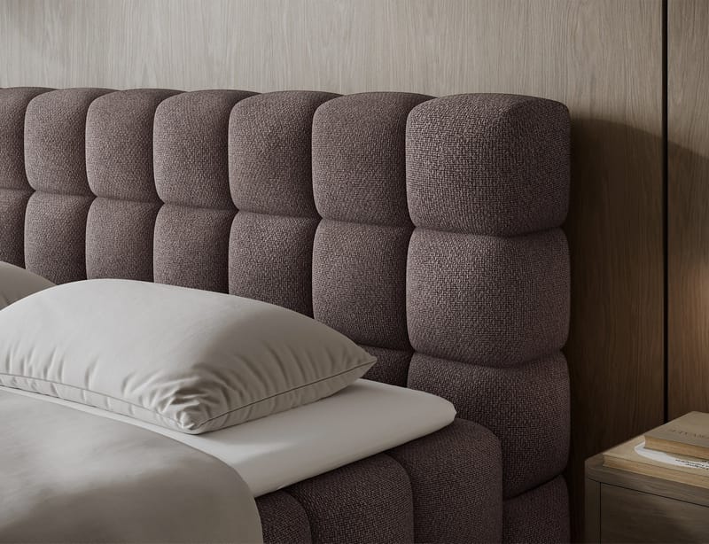Sabeno Sängpaket Bubblig Kontinentalsäng med förvaring 140x200 cm - Tonall 22 - Möbler - Sovrum - Sängar - Kontinentalsängar