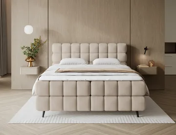Sabeno Sängpaket Bubblig Kontinentalsäng med förvaring 160x200 cm - Calmora 18 - Möbler - Sovrum - Sängar - Kontinentalsängar