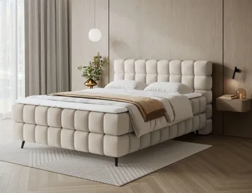Sabeno Sängpaket Bubblig Kontinentalsäng med förvaring 160x200 cm - Calmora 18 - Möbler - Sovrum - Sängar - Kontinentalsängar