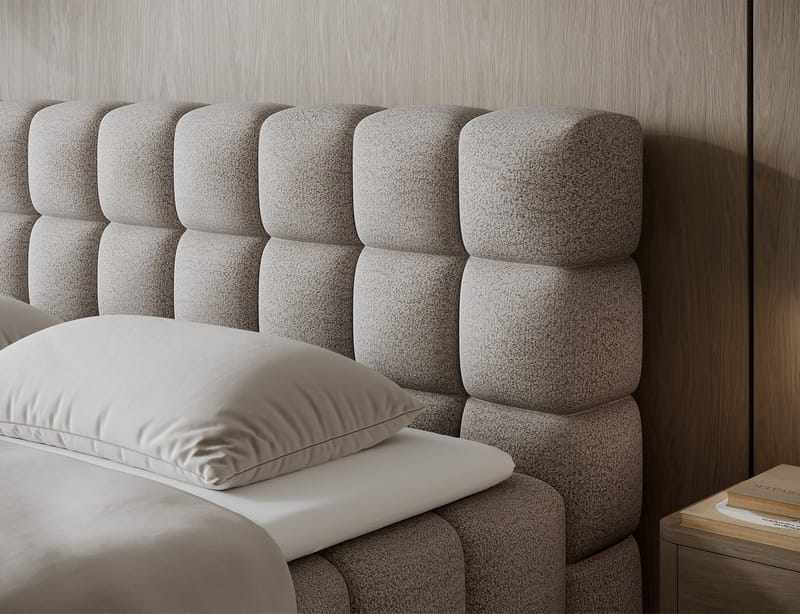 Sabeno Sängpaket Bubblig Kontinentalsäng med förvaring 160x200 cm - svart - Möbler - Sovrum - Sängar - Kontinentalsängar
