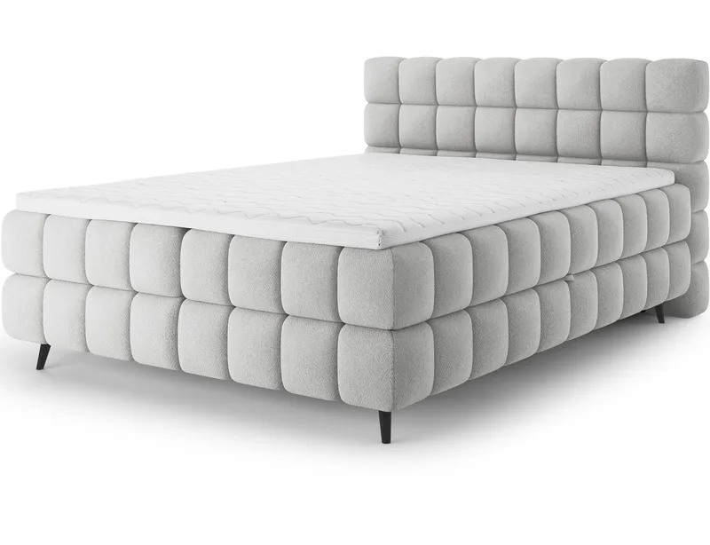 Sabeno Sängpaket Bubblig Kontinentalsäng med förvaring 160x200 cm, Tonall 03