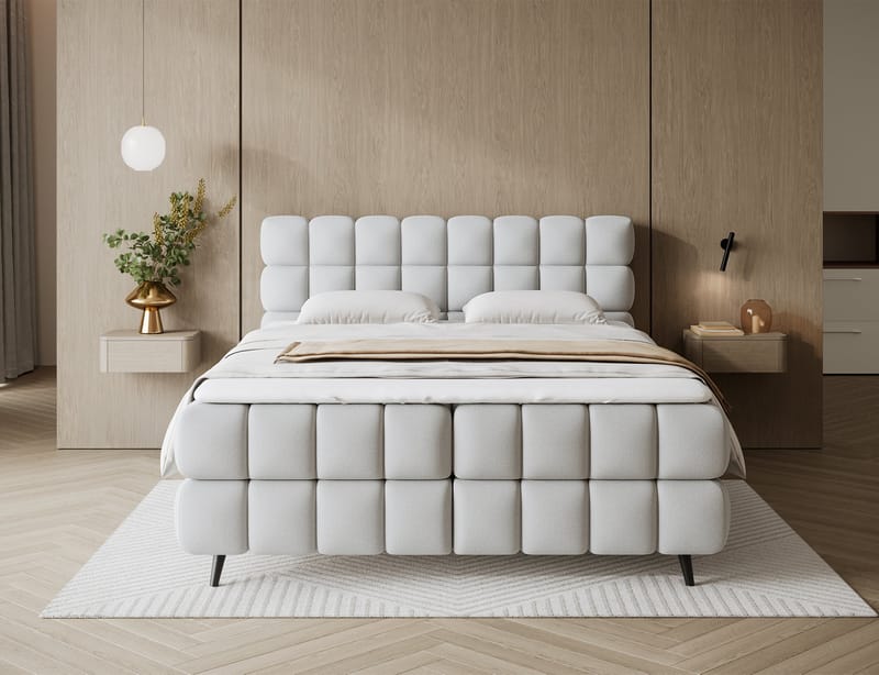Sabeno Sängpaket Bubblig Kontinentalsäng med förvaring 160x200 cm - Tonall 03 - Möbler - Sovrum - Sängar - Kontinentalsängar