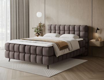 Sabeno Sängpaket Bubblig Kontinentalsäng med förvaring 160x200 cm - Tonall 22 - Möbler - Sovrum - Sängar - Kontinentalsängar