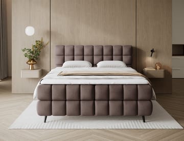 Sabeno Sängpaket Bubblig Kontinentalsäng med förvaring 160x200 cm - Tonall 22 - Möbler - Sovrum - Sängar - Kontinentalsängar