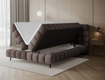 Sabeno Sängpaket Bubblig Kontinentalsäng med förvaring 160x200 cm - Tonall 22 - Möbler - Sovrum - Sängar - Kontinentalsängar