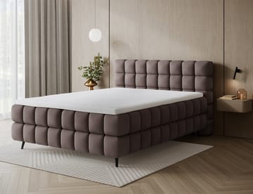 Sabeno Sängpaket Bubblig Kontinentalsäng med förvaring 160x200 cm - Tonall 22 - Möbler - Sovrum - Sängar - Kontinentalsängar