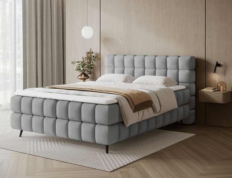Sabeno Sängpaket Bubblig Kontinentalsäng med förvaring 180x200 cm - Calmora 04 - Möbler - Sovrum - Sängar - Kontinentalsängar