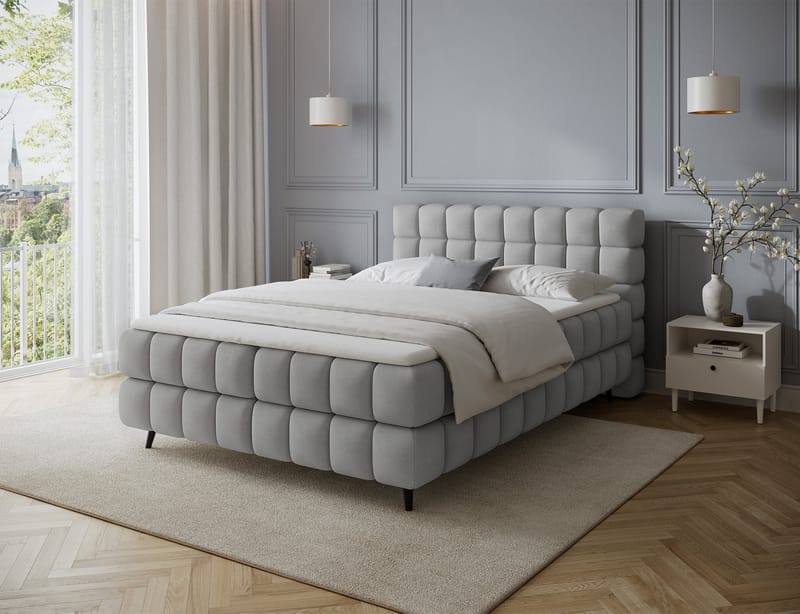 Sabeno Sängpaket Bubblig Kontinentalsäng med förvaring 180x200 cm - Calmora 04 - Möbler - Sovrum - Sängar - Kontinentalsängar