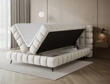 Sabeno Sängpaket Bubblig Kontinentalsäng med förvaring 180x200 cm - svart - Möbler - Sovrum - Sängar - Kontinentalsängar