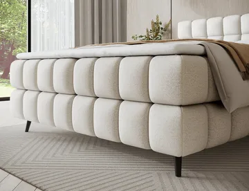 Sabeno Sängpaket Bubblig Kontinentalsäng med förvaring 180x200 cm - svart - Möbler - Sovrum - Sängar - Kontinentalsängar
