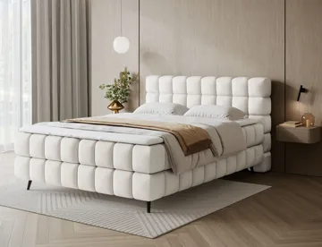 Sabeno Sängpaket Bubblig Kontinentalsäng med förvaring 180x200 cm - svart - Möbler - Sovrum - Sängar - Kontinentalsängar