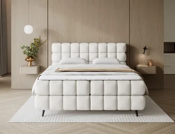 Sabeno Sängpaket Bubblig Kontinentalsäng med förvaring 180x200 cm - svart - Möbler - Sovrum - Sängar - Kontinentalsängar