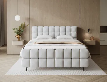 Sabeno Sängpaket Bubblig Kontinentalsäng med förvaring 180x200 cm - Tonall 03 - Möbler - Sovrum - Sängar - Kontinentalsängar