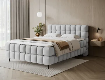 Sabeno Sängpaket Bubblig Kontinentalsäng med förvaring 180x200 cm - Tonall 03 - Möbler - Sovrum - Sängar - Kontinentalsängar