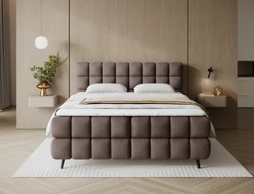 Sabeno Sängpaket Bubblig Kontinentalsäng med förvaring 180x200 cm - Tonall 22 - Möbler - Sovrum - Sängar - Kontinentalsängar