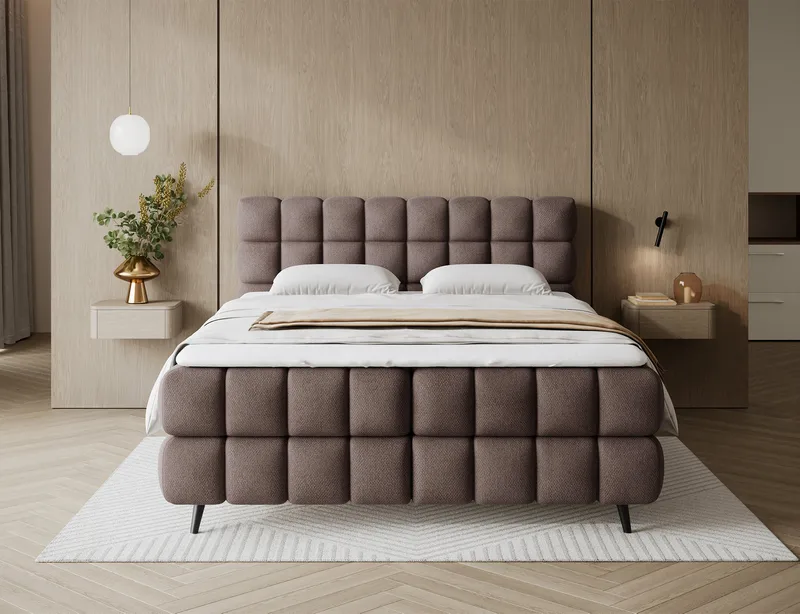 Sabeno Sängpaket Bubblig Kontinentalsäng med förvaring 180x200 cm - Tonall 22 - Möbler - Sovrum - Sängar - Kontinentalsängar