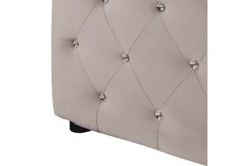 Saleux Sängram 140x200 cm - Taupe - Möbler - Sovrum - Sängram & sängstomme
