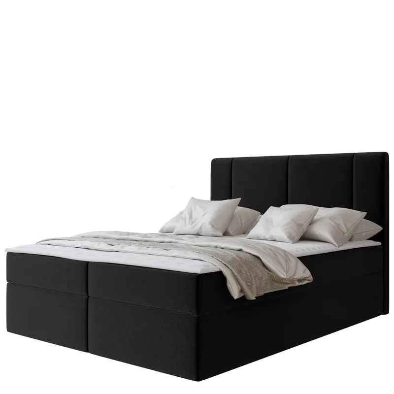 Salricus Sängpaket Kontinentalsäng 140x200 cm med Förvaring