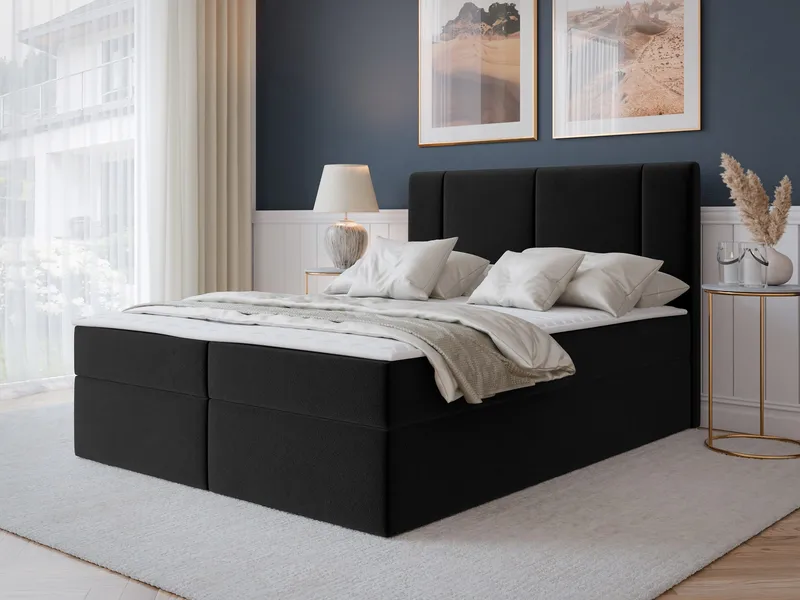 Salricus Sängpaket Kontinentalsäng 160x200 cm med Förvaring - Möbler - Sovrum - Sängar - Kontinentalsängar