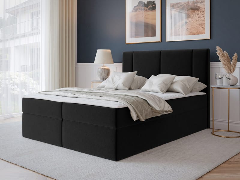 Salricus Sängpaket Kontinentalsäng 160x200 cm med Förvaring - Möbler - Sovrum - Sängar - Kontinentalsängar