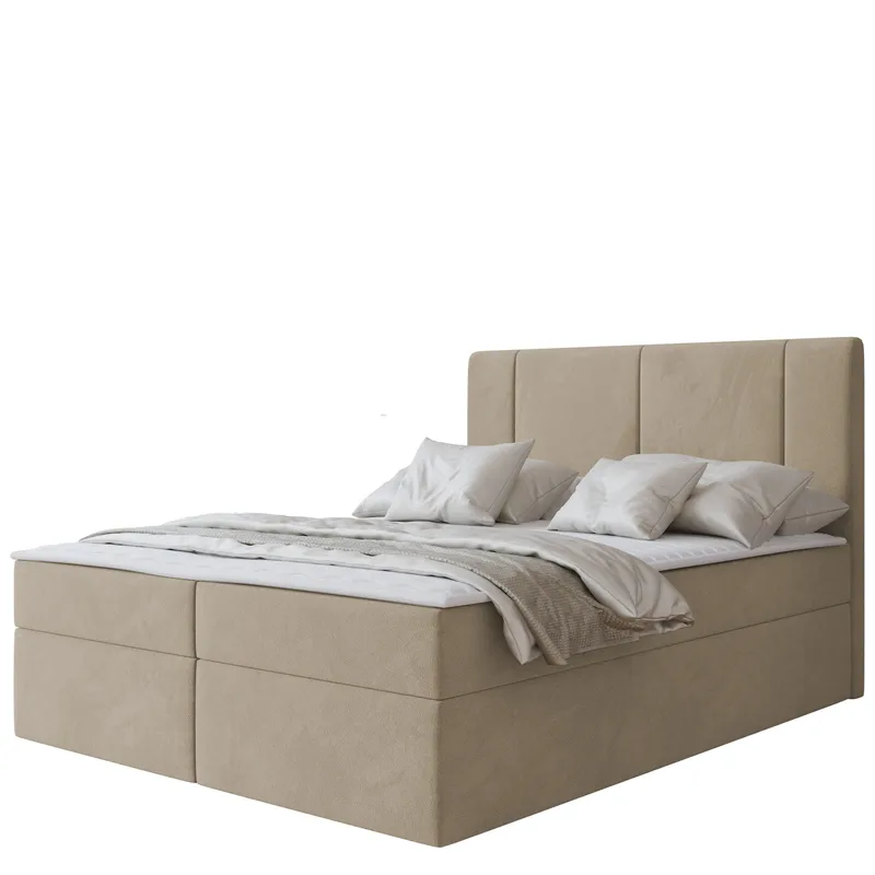 Salricus Sängpaket Kontinentalsäng 160x200 cm med Förvaring