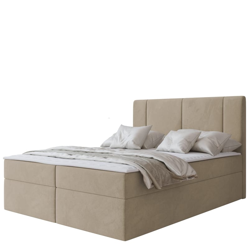 Salricus Sängpaket Kontinentalsäng 160x200 cm med Förvaring