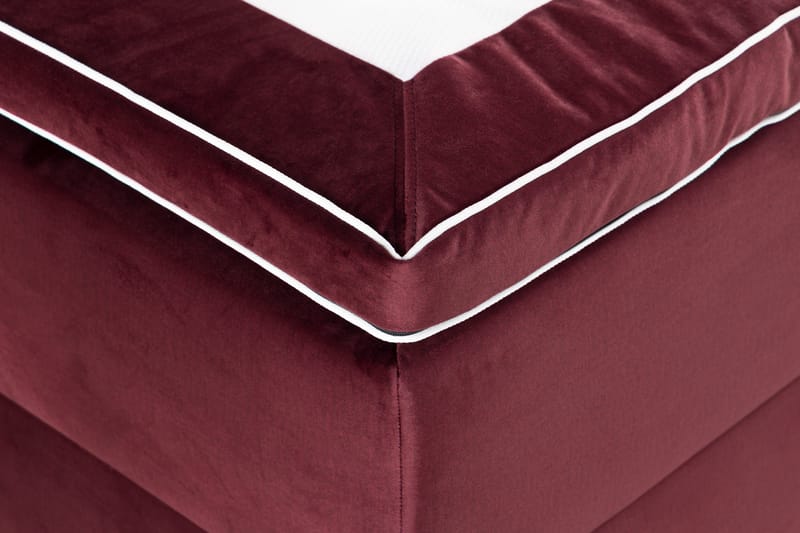 Alessia Förvaringssäng med LED-belysning 160x200 - Röd - Möbler - Sovrum - Sängar - Sängar med förvaring