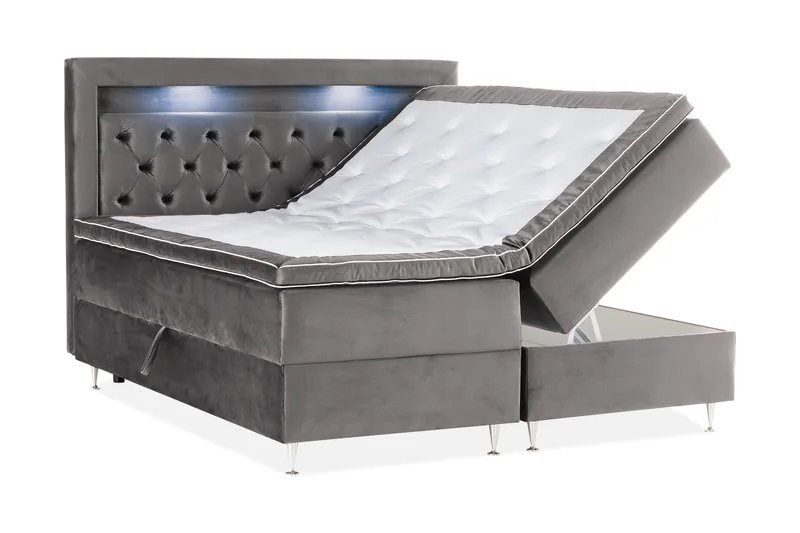 Alessia Förvaringssäng med LED-belysning 180x200 - Möbler - Sovrum - Sängar - Sängar med förvaring