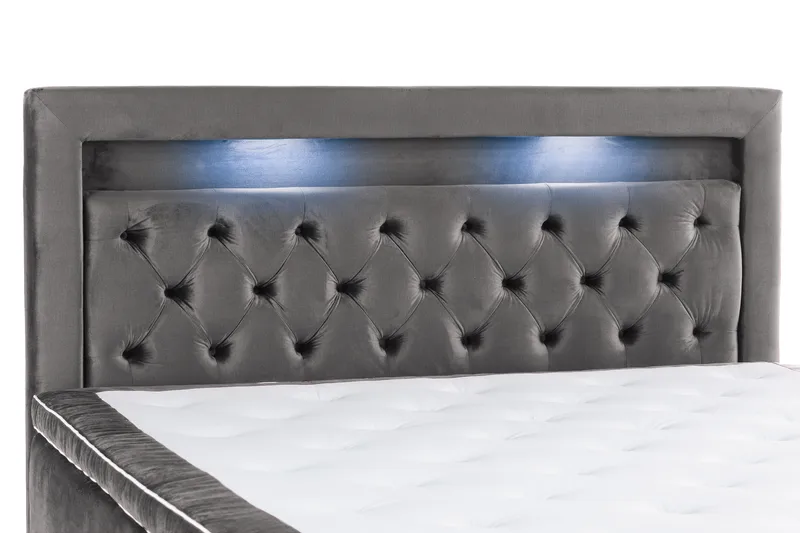 Alessia Förvaringssäng med LED-belysning 180x200 - Möbler - Sovrum - Sängar - Sängar med förvaring