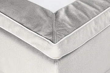 Alessia Komplett Sängpaket med Förvaring LED-belysning 160x200 cm - Ljusgrå - Möbler - Sovrum - Sängar - Sängar med förvaring
