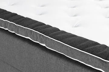 Alessia Komplett Sängpaket med Förvaring LED-belysning 160x200 cm - Svart - Möbler - Sovrum - Sängar - Sängar med förvaring