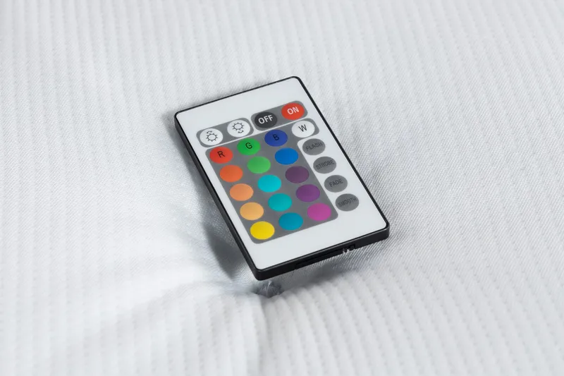 Alessia Komplett Sängpaket med Förvaring LED-belysning 180x200 cm - Beige - Möbler - Sovrum - Sängar - Sängar med förvaring