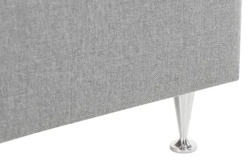 Alessia Komplett Sängpaket med Förvaring LED-belysning 180x200 cm - Grå - Möbler - Sovrum - Sängar - Sängar med förvaring
