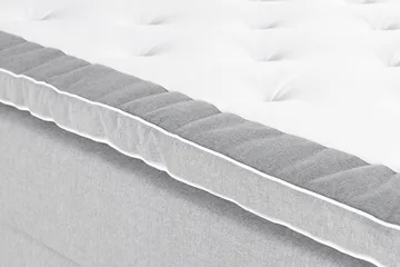 Alessia Komplett Sängpaket med Förvaring LED-belysning 180x200 cm - Grå - Möbler - Sovrum - Sängar - Sängar med förvaring