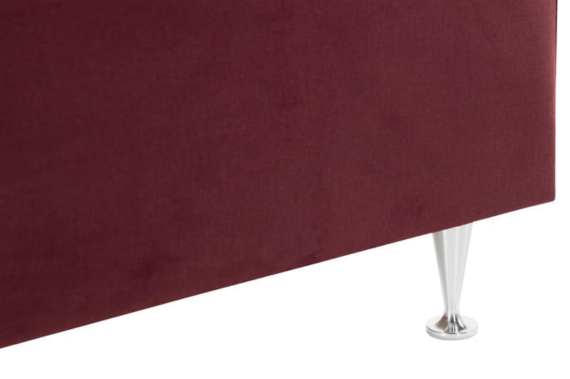 Alessia Komplett Sängpaket med Förvaring LED-belysning 180x200 cm - Röd - Möbler - Sovrum - Sängar - Sängar med förvaring