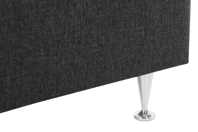 Alessia Komplett Sängpaket med Förvaring LED-belysning 180x200 cm - Svart - Möbler - Sovrum - Sängar - Sängar med förvaring