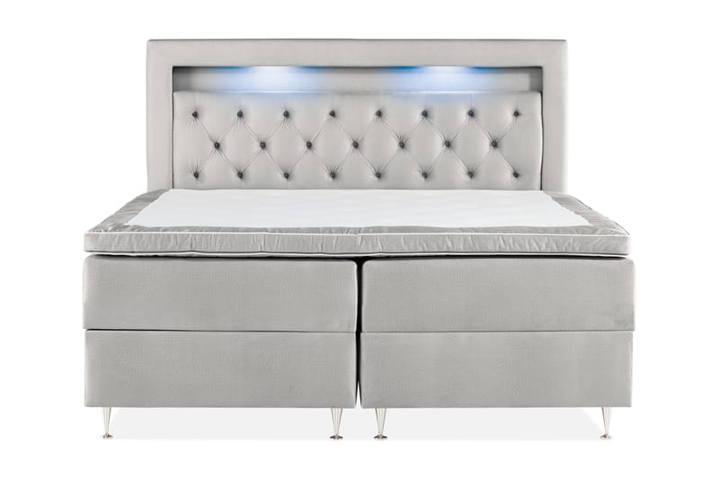 ALTAMURA Förvaringssäng med LED-belysning 160x200 - Möbler - Sovrum - Sängar - Sängar med förvaring