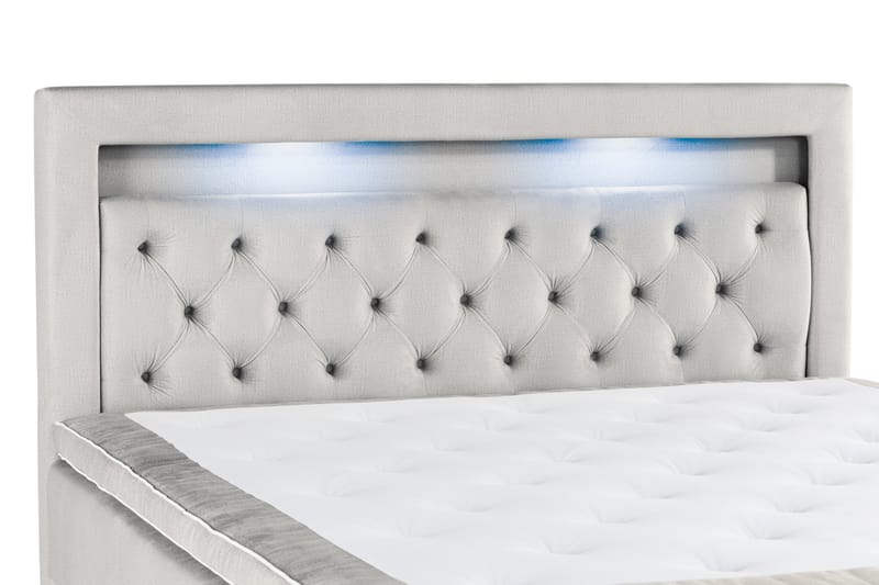 ALTAMURA Förvaringssäng med LED-belysning 160x200 - Möbler - Sovrum - Sängar - Sängar med förvaring