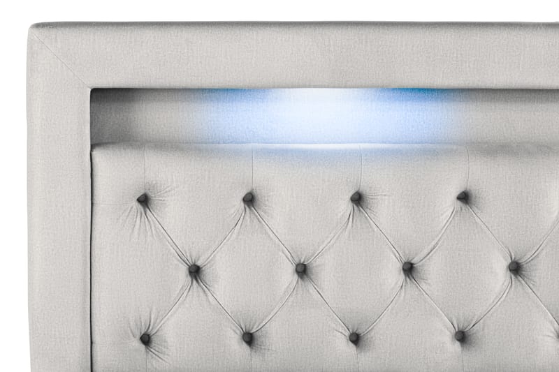 ALTAMURA Förvaringssäng med LED-belysning 160x200 - Möbler - Sovrum - Sängar - Sängar med förvaring