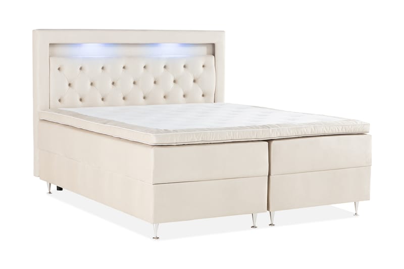 ALTAMURA Förvaringssäng med LED-belysning 180x200 - Möbler - Sovrum - Sängar - Sängar med förvaring