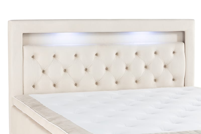 ALTAMURA Förvaringssäng med LED-belysning 180x200 - Möbler - Sovrum - Sängar - Sängar med förvaring