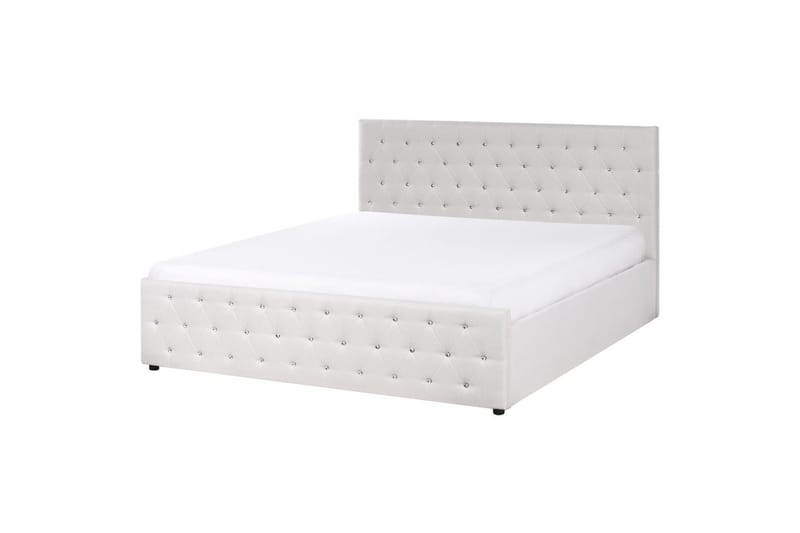 Säng med förvaring Amiens - Beige, 180x200 cm - Möbler - Sovrum - Sängram & sängstomme