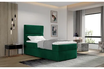 Arcore Förvaringssäng 90x200cm Vertikal Söm - Grön - Möbler - Sovrum - Sängar - Sängar med förvaring