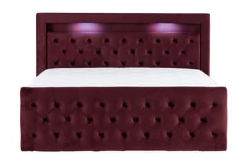 BELTRAO Komplett Sängpaket med Lyftförvaring LED-belysning 160x200
